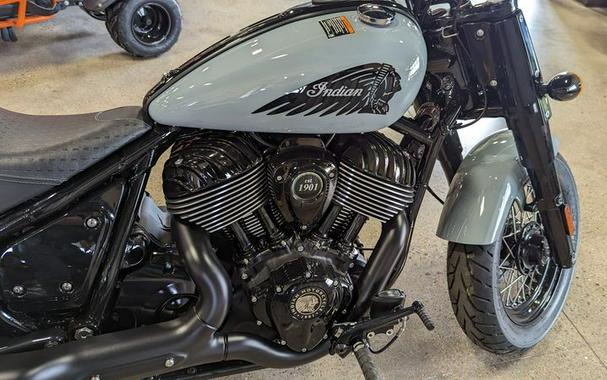 New 2024 INDIAN MOTORCYCLE CHIEF BOBBER DH STORM GRAY 49ST Dark Horse