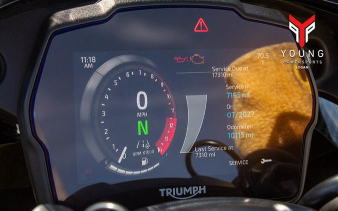 2025 Triumph Speed Triple 1200 RS Jet Black