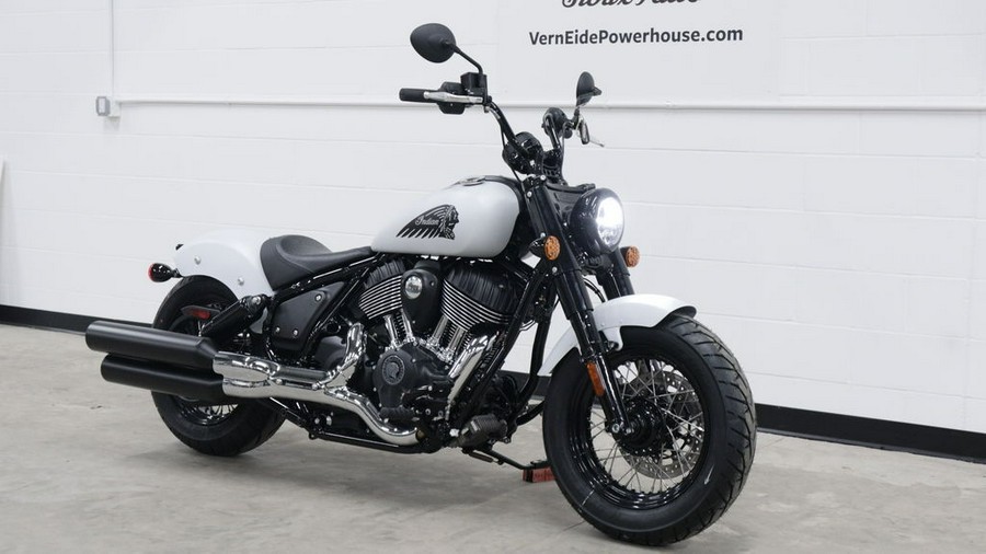 2024 Indian Motorcycle® Chief Bobber ABS Ghost White Metallic Smoke