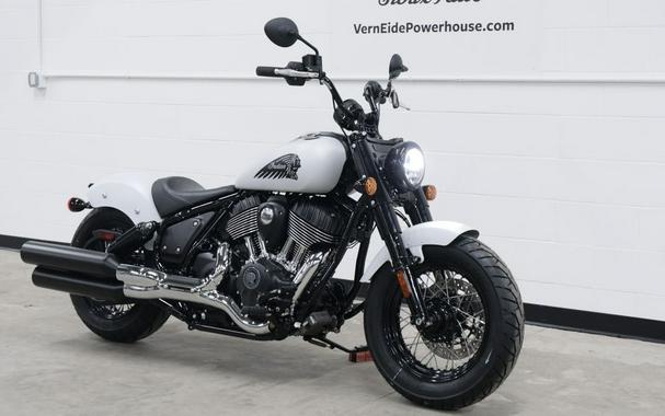 2024 Indian Motorcycle® Chief Bobber ABS Ghost White Metallic Smoke