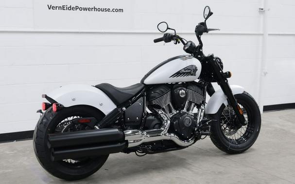 2024 Indian Motorcycle® Chief Bobber ABS Ghost White Metallic Smoke