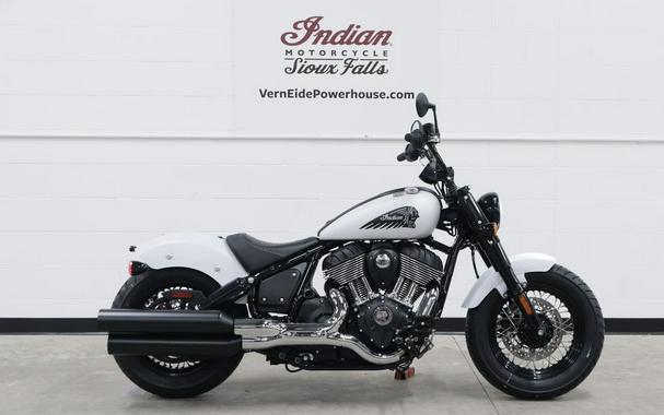 2024 Indian Motorcycle® Chief Bobber ABS Ghost White Metallic Smoke