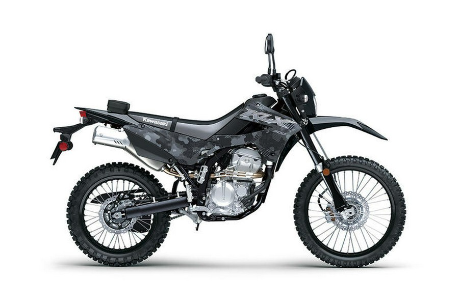 2024 Kawasaki KLX®300 Cypher Camo Gray