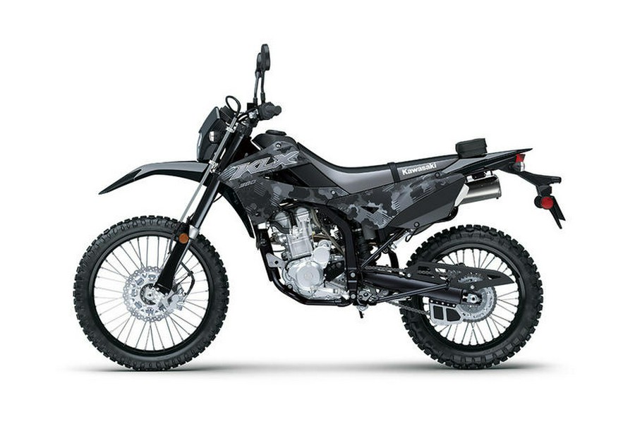 2024 Kawasaki KLX®300 Cypher Camo Gray