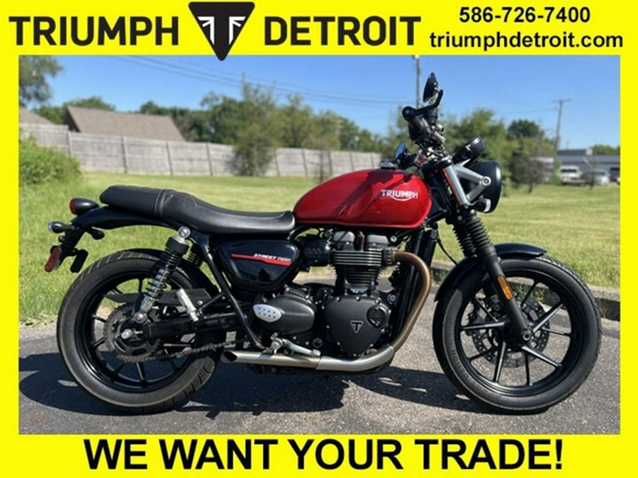 2019 Triumph Street Twin Korosi Red 900