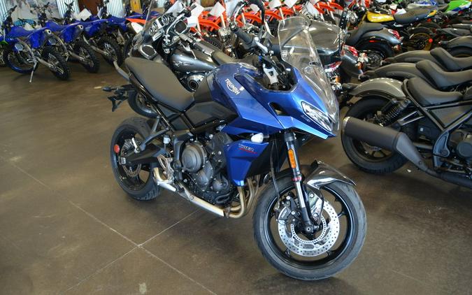 2023 Triumph Tiger Sport 660 Lucerne Blue / Sapphire Black