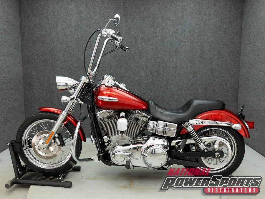 2008 HARLEY DAVIDSON FXDC DYNA SUPER GLIDE CUSTOM ANNIVERSARY