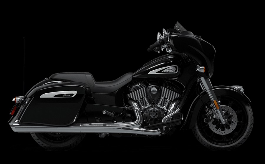 New 2024 INDIAN MOTORCYCLE CHIEFTAIN BLACK METALLIC 49ST