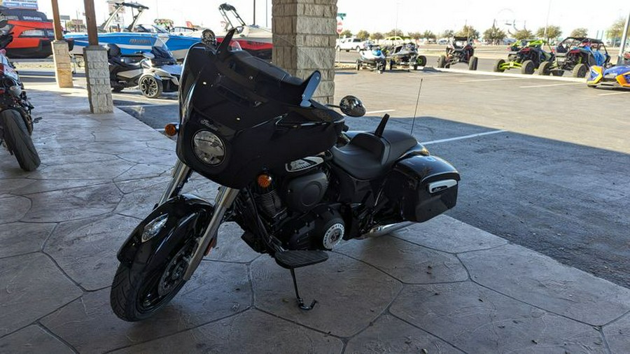 New 2024 INDIAN MOTORCYCLE CHIEFTAIN BLACK METALLIC 49ST