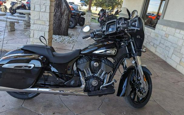 New 2024 INDIAN MOTORCYCLE CHIEFTAIN BLACK METALLIC 49ST