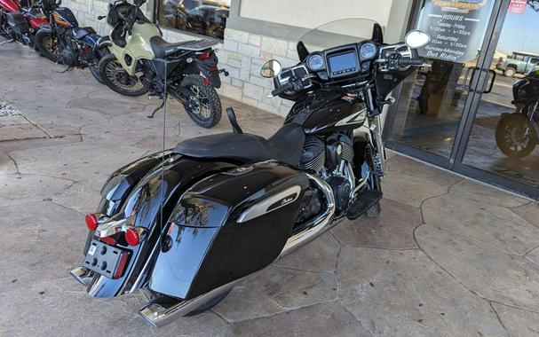 New 2024 INDIAN MOTORCYCLE CHIEFTAIN BLACK METALLIC 49ST