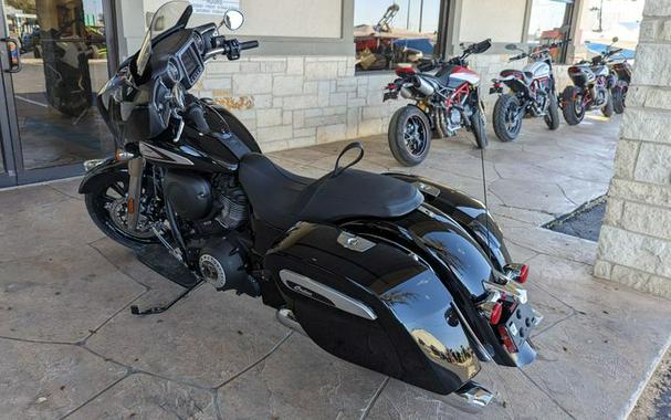 New 2024 INDIAN MOTORCYCLE CHIEFTAIN BLACK METALLIC 49ST