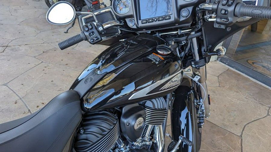 New 2024 INDIAN MOTORCYCLE CHIEFTAIN BLACK METALLIC 49ST