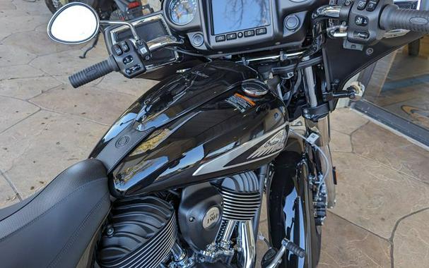 New 2024 INDIAN MOTORCYCLE CHIEFTAIN BLACK METALLIC 49ST