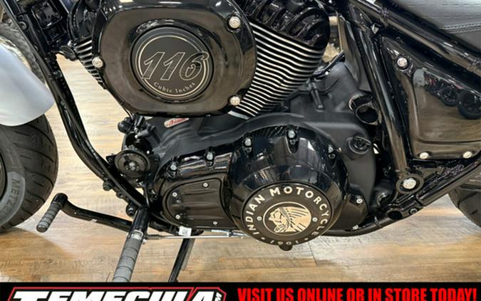 2026 Indian Chief Bobber Dark Horse Ghost White Metallic Smo