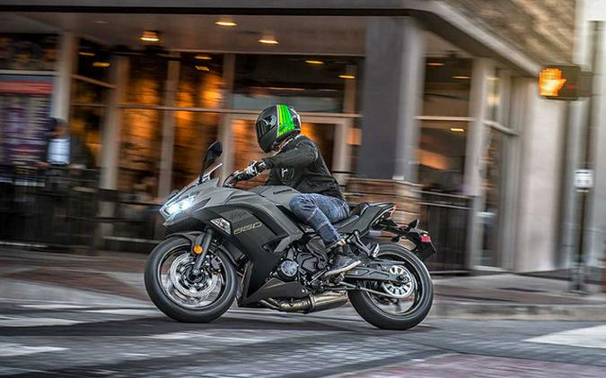 2024 Kawasaki Ninja 650 Metallic Matte Dark Gray/Metallic Spark