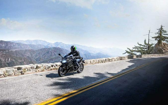 2024 Kawasaki Ninja 650 Metallic Matte Dark Gray/Metallic Spark