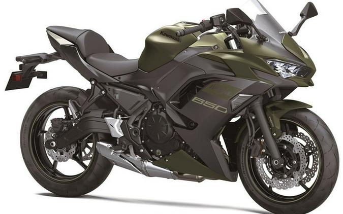 2024 Kawasaki Ninja 650 Metallic Matte Dark Gray/Metallic Spark
