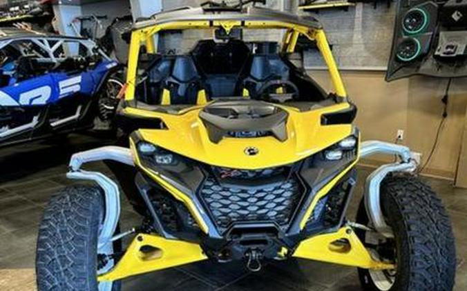 2024 Can-Am® Maverick R X RS with Smart-Shox Carbon Black & Neo Yellow