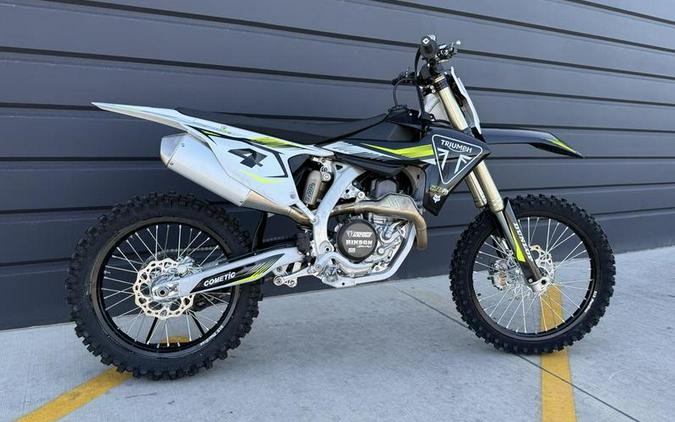 2025 Triumph TF 450-RC Edition Jet Black/Pure White