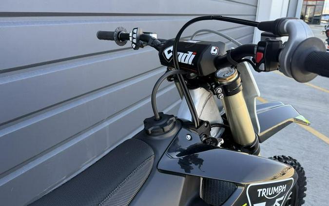 2025 Triumph TF 450-RC Edition Jet Black/Pure White