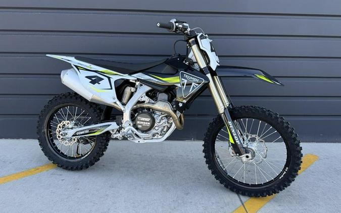 2025 Triumph TF 450-RC Edition Jet Black/Pure White