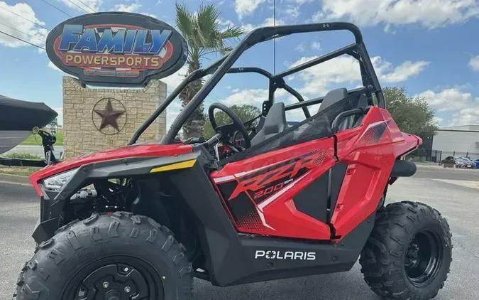 New 2025 POLARIS RZR 200 EFI INDY RED