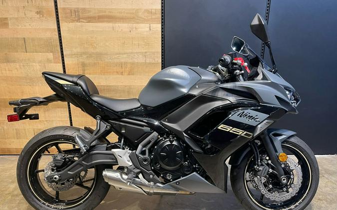 2024 Kawasaki Ninja 650 Metallic Matte Graphenesteel Gray/Ebony