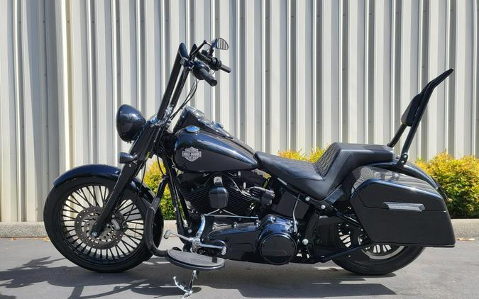 2014 Harley-Davidson Softail Slim Vivid Black Black Trim