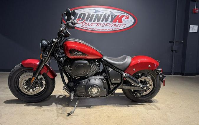 2022 Indian Chief Bobber ABS Ruby Metallic