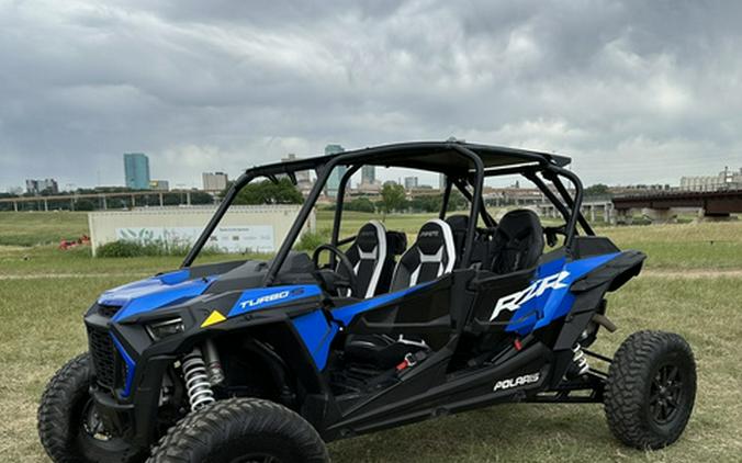 2021 Polaris RZR Turbo S 4 Velocity Radar Blue