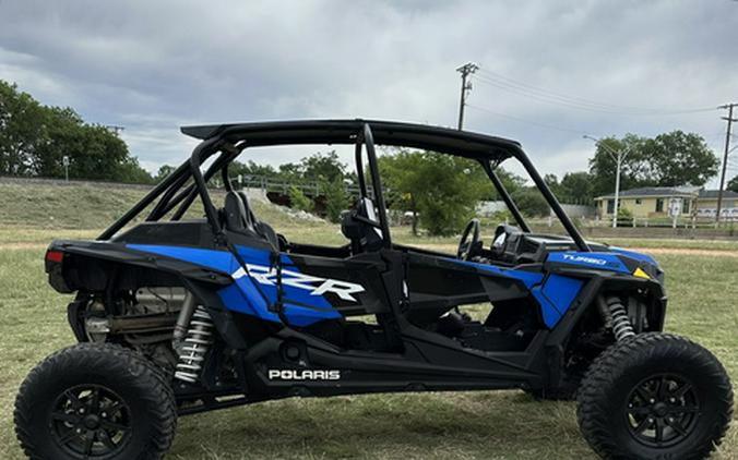 2021 Polaris RZR Turbo S 4 Velocity Radar Blue