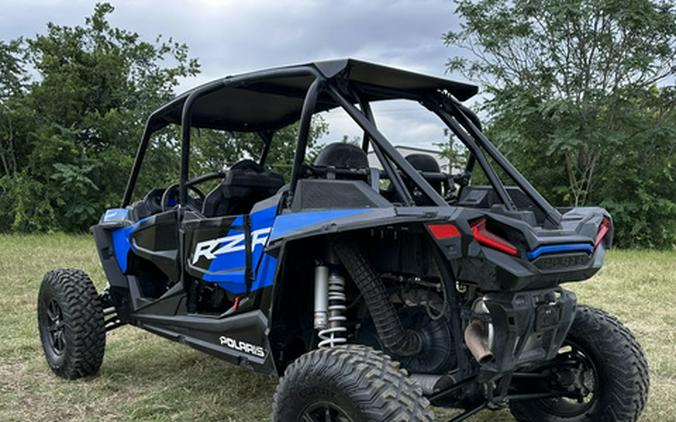 2021 Polaris RZR Turbo S 4 Velocity Radar Blue