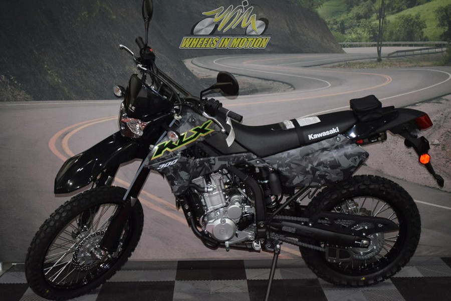 2021 Kawasaki KLX®300 Fragment Camo Gray