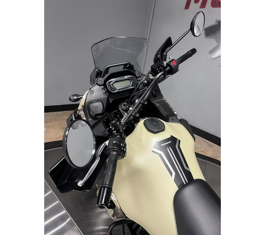 2026 Kawasaki KLR®650 Adventure ABS Cypher Camo Beige