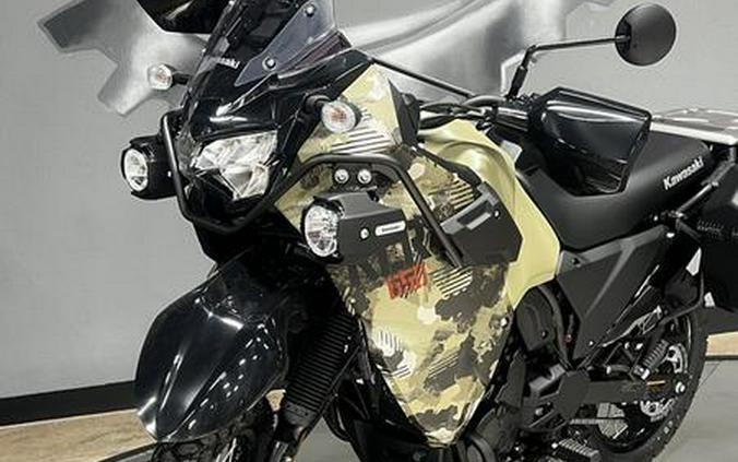 2026 Kawasaki KLR®650 Adventure ABS Cypher Camo Beige