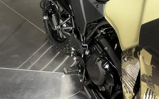 2026 Kawasaki KLR®650 Adventure ABS Cypher Camo Beige
