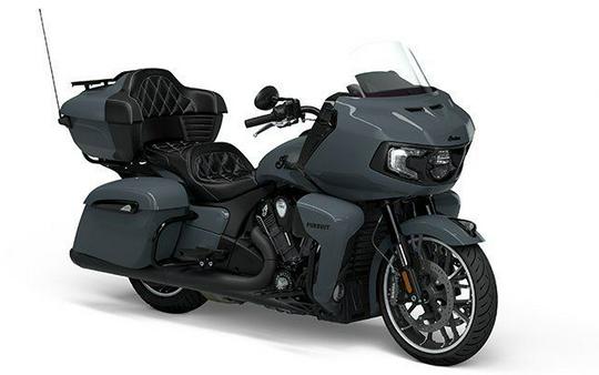 New 2024 INDIAN MOTORCYCLE PURSUIT DARK HORSE STEALTH GRAY