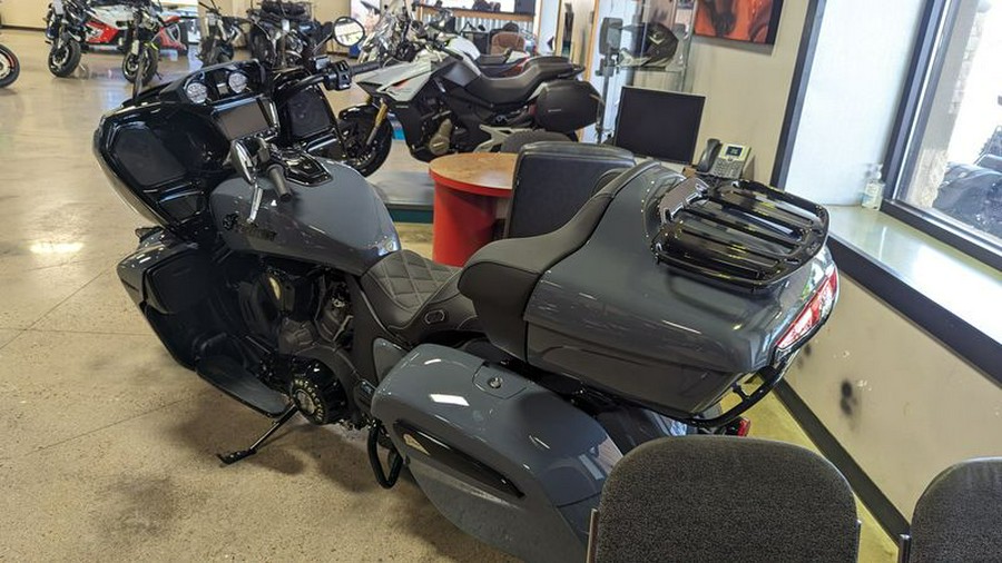 New 2024 INDIAN MOTORCYCLE PURSUIT DARK HORSE STEALTH GRAY