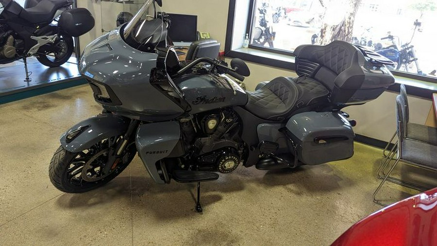 New 2024 INDIAN MOTORCYCLE PURSUIT DARK HORSE STEALTH GRAY