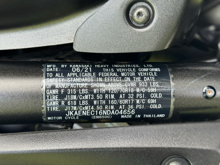 2022 Kawasaki Vulcan S