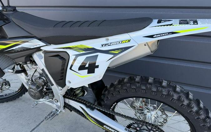 2025 Triumph TF 450-RC Edition Jet Black/Pure White