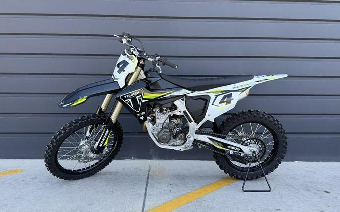 2025 Triumph TF 450-RC Edition Jet Black/Pure White