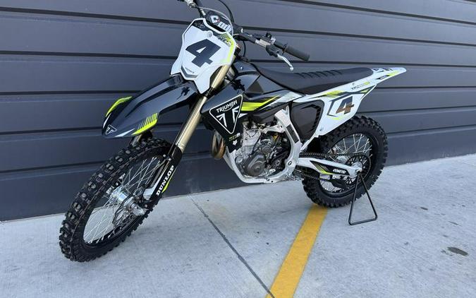 2025 Triumph TF 450-RC Edition Jet Black/Pure White