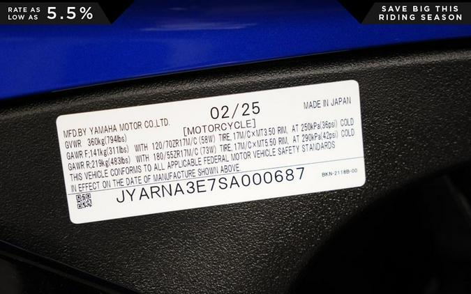 2025 Yamaha YZF-R9