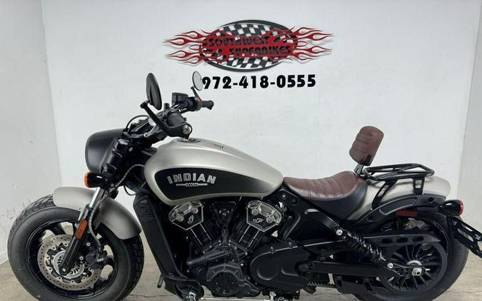 2023 Indian Motorcycle® Scout® Bobber ABS Silver Quartz Smoke