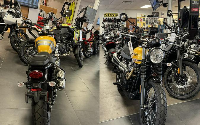 2024 Triumph Scrambler 900 Cosmic Yellow/Graphite