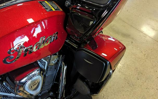 New 2024 INDIAN MOTORCYCLE PURSUIT LTD AUD SUNSET RED METALLIC 49ST Limited with PowerBand Audio Package