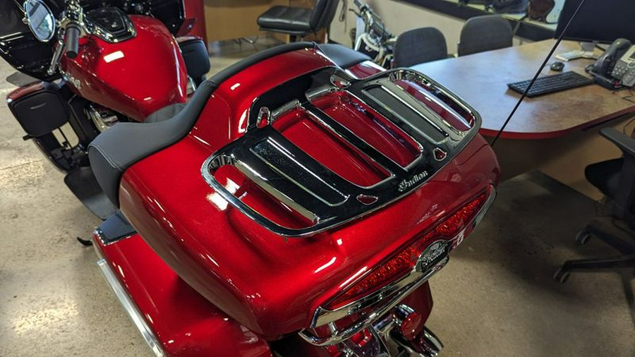 New 2024 INDIAN MOTORCYCLE PURSUIT LTD AUD SUNSET RED METALLIC 49ST Limited with PowerBand Audio Package