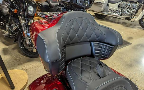 New 2024 INDIAN MOTORCYCLE PURSUIT LTD AUD SUNSET RED METALLIC 49ST Limited with PowerBand Audio Package